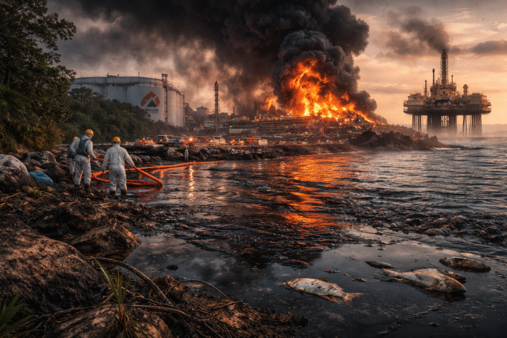 Pemex acumula derrames, incendios y muertes