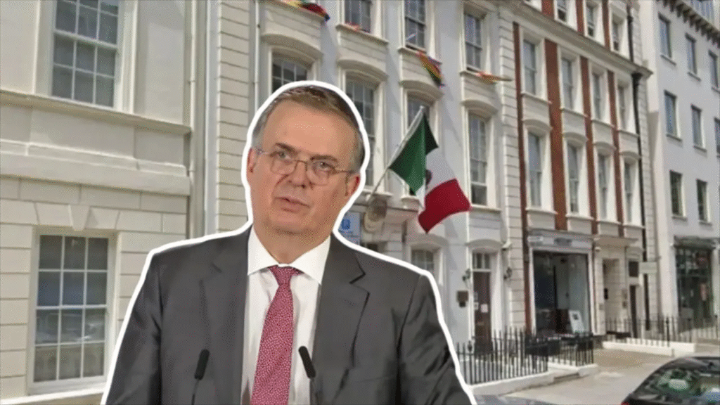 Abren investigación ‘automática’ a Marcelo Ebrard por albergar a su hijo en Embajada