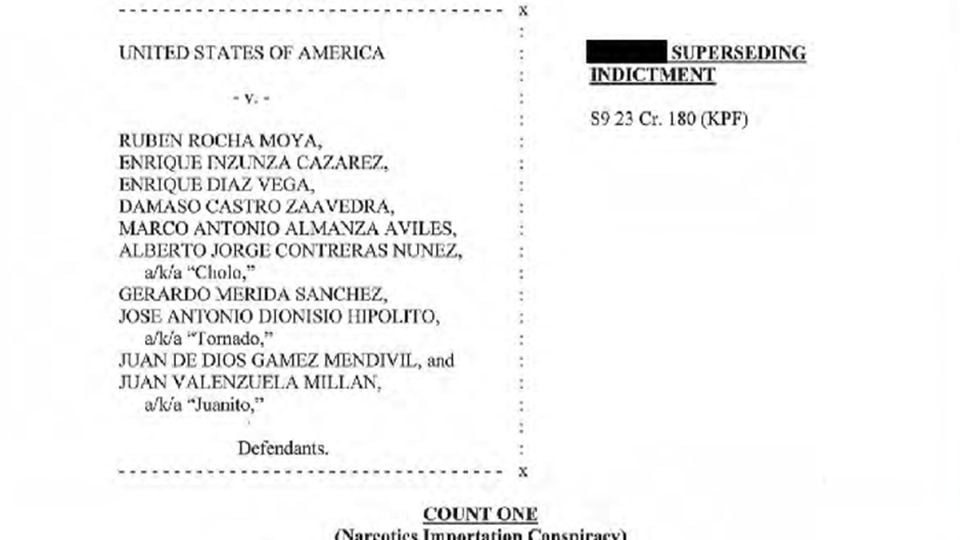 El documento formal que acusa a Rubén Rocha; “se reunió con ‘Chapitos’ para ganar Sinaloa»