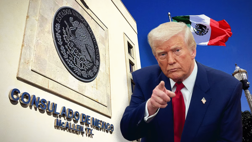 Trump pone bajo la lupa a los 53 consulados mexicanos en EU; ordena revisiones y analiza posibles cierres