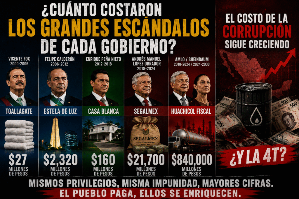El huachicol fiscal: el escándalo que heredó Sheinbaum y que no puede —o no quiere— cerrar