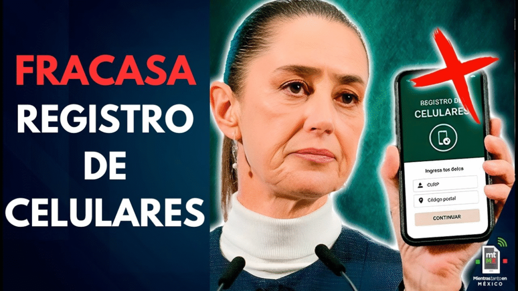 Fracasa el registro de celulares