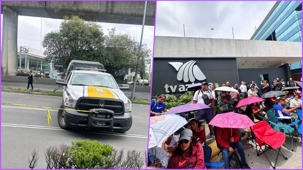 Bloquea CNTE sedes de televisoras en CDMX