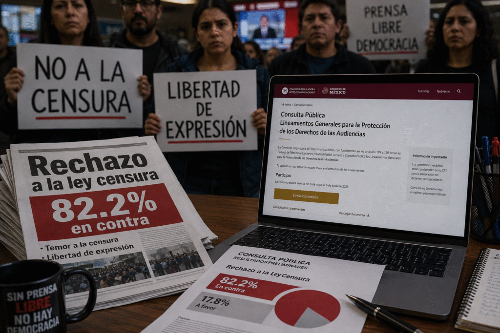 Consulta Pública: 82% expresó un NO rotundo a la censura
