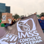 Trabajadores del IMSS amagan con más movilizaciones; piden aumento de 8% directo al salario